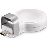 Hama Apple Watch oplader voor draadloos opladen, USB-C-laadstation magnetisch, WS