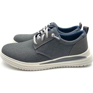 Skechers Beproefde Gladwin Sneakers voor heren, Charcoal Mesh, 10.5 UK, Houtskool Mesh, 45.5 EU
