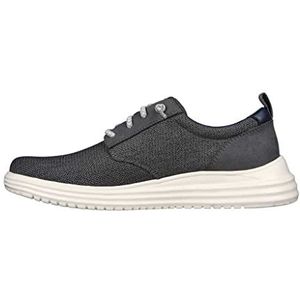 Skechers Beproefde Gladwin Sneakers voor heren, Charcoal Mesh, 10.5 UK, Houtskool Mesh, 45.5 EU