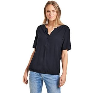 Cecil dames shirt blouse, blauw (deep blue), XS