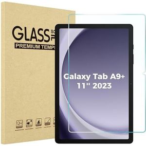 ProCase 1 stuk beschermfolie voor Galaxy Tab A9+ / A9 Plus 11 inch 2023 (SM-X210), 9H gehard glas, displaybescherming, displaybescherming voor 11"" Galaxy Tab A9 Plus/A9+, veiligheidsglas voor Samsung