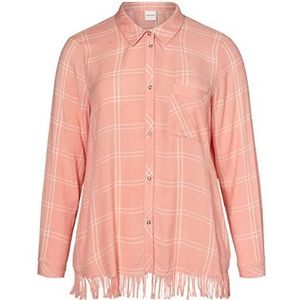 Junarose Dames Jrcarina Ls Shirt-K blouse, meerkleurig (Coral Cloud Checks: Yd), 50 NL