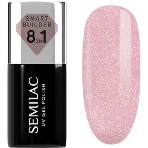 Semilac - Smart Builder Glitter - Nagellak - Dirty Nude Rose - 7 ml