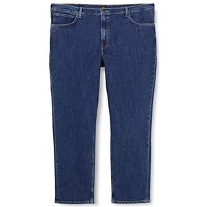 WHITELISTED Brooklyn Straight Jeans voor heren, Mid Stonewash, 25W x 32L