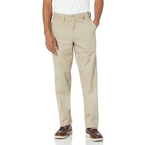Red Kap Men's Wrinkle-Resistant Cotton Work Pant, Khaki, 40x30