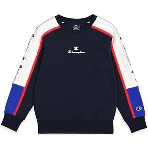 Champion Sweatshirt voor kinderen en jongens, marineblauw/wit (Nny/Wht/Crd), 7-8 jaar
