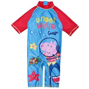 Peppa Pig Unter Wasser Mit George Sunsafe zwempak, Blau, Officiële Koopwaar