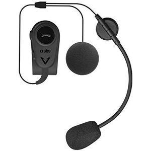 Mono-helm-headset met verstelbare microfoon en oproepopname/beëindigingsknop, IPX4-gecertificeerd