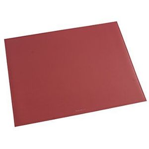 Läufer 40534 Durella bureauonderlegger, 40 x 53 cm, rood, antislip bureauonderlegger voor hoog schrijfcomfort, afwasbaar