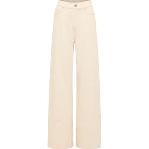 Jeans - Offwhite - Wijd - Hoog Taillehoogte - Normale Zoom
