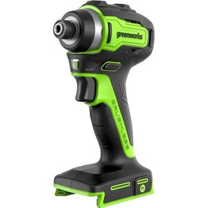 Greenworks GD24D220 Accu-slagschroevendraaier, 24 V, 220 Nm, borstelloze motor, 2600 omw/min, zonder accu en oplader