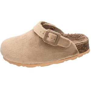 Fischer meisjes shetland pantoffels, beige, 27 EU