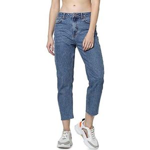ONLY ONLEmily HW Straight Fit Jeans voor dames, donkerblauw (dark blue denim), 33W x 32L