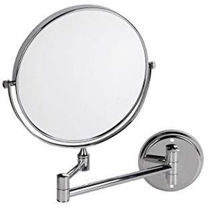 Ronde spiegel voor wandvergroting, spiegel X3 voor make-up, 360° draaibaar, vergrotingsspiegel