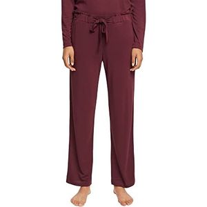 ESPRIT Bodywear Everyday MODAL CMT Single Pant Pyjamabroekje, bordeauxrood, 40