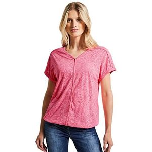 Cecil Shirt met korte mouwen, Soft Pink Melange, XS
