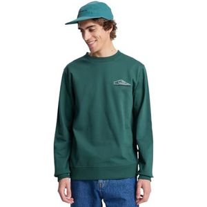 Quiksilver - Basic Graphic - Sweatshirt - Groen - Regular Fit