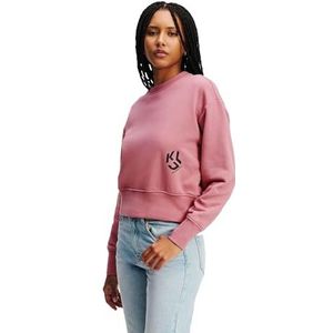 Karl Lagerfeld - KLJ Monogram Logo Sweat - Foxglove - Dames