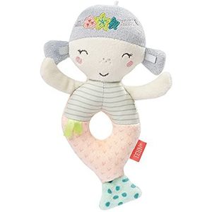 Fehn 054231 Ring-Greifling Meerjungfrau – Babyspielzeug mit Rassel für Babys und Kleinkinder ab 0+ Monaten – Größe: 17 cm