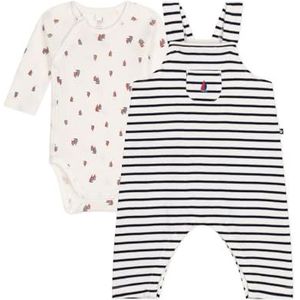 Petit Bateau Uniseks kinderpakket, Wit/Blauw, 0 Maanden