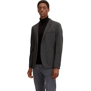 TOM TAILOR Uomini piqué colbert 1032454, 30297 - Mid Grey Melange, 44