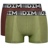 DIM - 3D Flex Air - Boxershorts - Kastanje + Kaki - Polyester