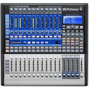 PreSonus StudioLive 16.0.2 USB, 16x2 prestaties en opname digitaal mengpaneel en audio-interface