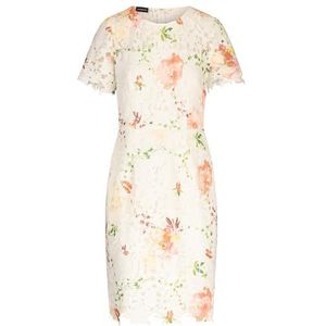 APART Fashion kanten damesjurk, Crème-multicolor, 38