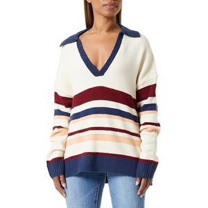bridgeport Dames gebreide trui 39525082-BR02, wolwit meerkleurig, XL/XXL, wolwit, meerkleurig, XL/XXL