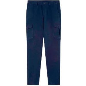 Hackett London Gebreide Cargo broek voor heren, marineblauw, 30W / 34L