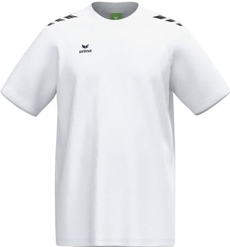 Erima Unisex kinderen CMPT 3 Wings T-shirt (2082551), wit/zwart, 128