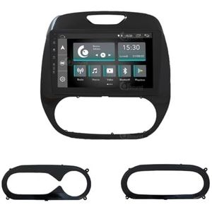 Specifieke autoradio voor Renault Captur 2013-2016 (mit medianav oder zentralem USB) Android GPS Bluetooth WiFi USB DAB+ Touchscreen 9"" 4core Carplay AndroidAuto