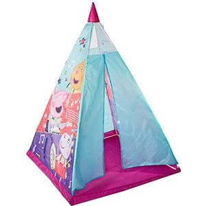 Peppa Pig - Speeltent - Turquoise - Roze - Polyethyleen Bodem