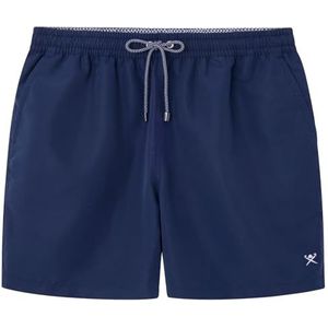 Hackett London Heren GMD Merino Zijde Hz Shorts, Blauw (Navy), XXL, Blauw (zwart), XXL