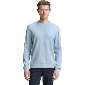 Tom Tailor - Regular Fit - Gebreide Pullover - Mêlee - Zuiver Katoen