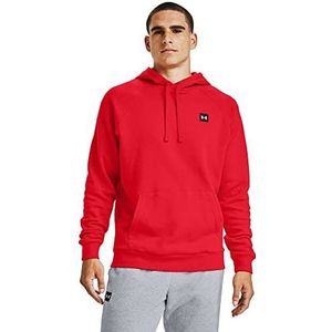 Under Armour Rival Fleece Fz hoodie, ademend sweatjack voor heren, comfortabele losse pasvorm, gebreid jack voor heren