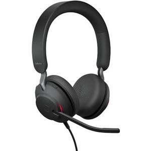 GN Netcom - JABRA Evolve2 40 SE MS - Kantoorheadset - Zwart - Bedraad - USB-C/A