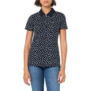 Tommy Hilfiger dames Polo Tee, Sky Captain/Helder Wit, XL