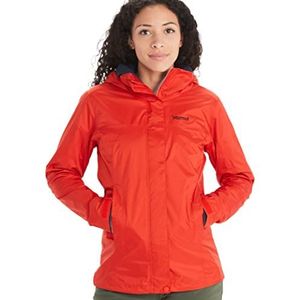Marmot Dames Hardshell regenjas, waterdicht, winddicht en ademend Wm's PreCip Eco Jacket, Victory Red, S, 46700