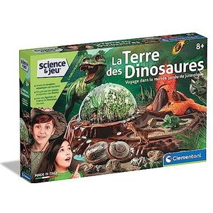 Clementoni - De wereld van de dinosaurussen – ontdekkingsspel – figuren – voor kinderen vanaf 8 jaar
