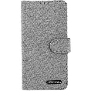 COMMANDER Book Case ELITE voor Samsung Galaxy Note 10 - Suit Elegant Gray