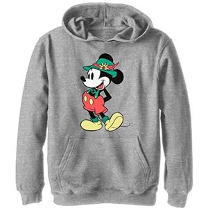 Disney Characters Leather Broeken Basics Boy's Hooded Pullover Fleece, Athletic Heather, Small, Athletic Heather, S
