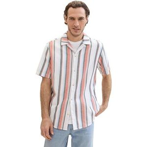TOM TAILOR heren overhemd, 35693 - Multicoloured Big Stripe, XL