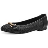 Tamaris Dames 1-22112-42 ballerina's, zwart, 38 EU, zwart, 38 EU