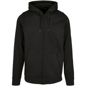 Build Your Brand Basic Zip Hoody met capuchon voor heren, zwart, XL