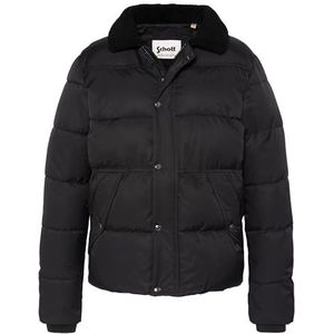 Schott NYC Donsjack Bicolor Schott Rockhill zwart/zwart, Zwart, M