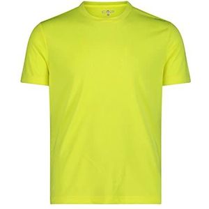 CMP Short-Sleeved Piqué T-shirt, citroen, 56 heren
