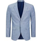 JACK & JONES Herenblazer met één rij knopen, plus size, regular fit blazer, blauw (nautical blue), 64 Grote maten
