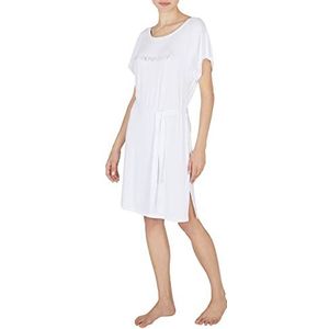 Emporio Armani Swimwear Women's Emporio Armani Stretch Viscose Short Dress, White, XS, wit, XS
