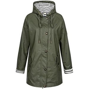 Gewaxte regenjas dames top